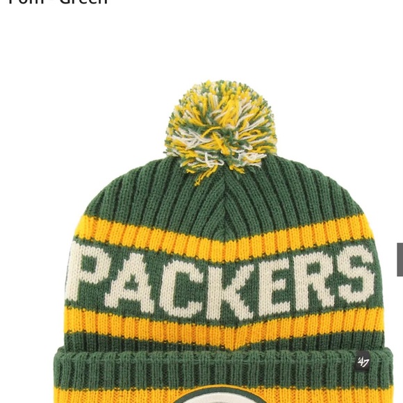 Green Bay Packers Pom Knit - Picture 3 of 5
